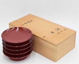 Small Plastic Asian Plate Set