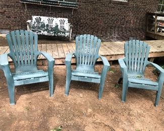 Adirondack type composite chairs