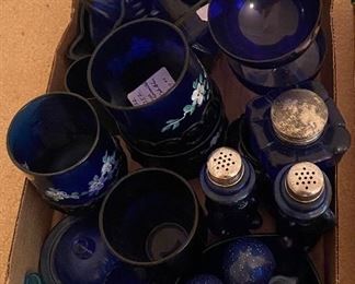 Cobalt Glassware