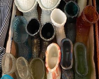 Fenton Glass Shoes