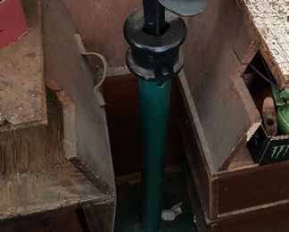 Complete Shoe Cobbler/Repair Station from Old Shoe Repair Store