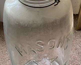 Large Mason Jar with Bale Handle