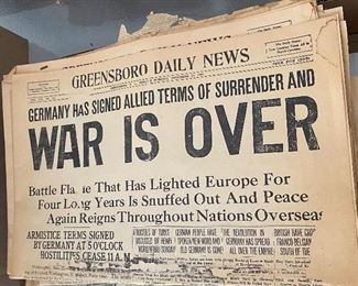 Old Greensboro Daily Newspapers