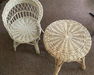 Wicker Child's Chair