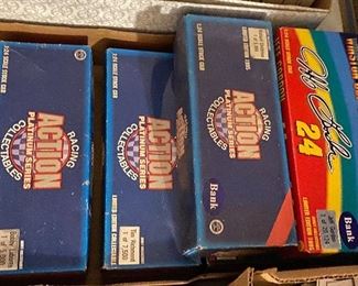 Nascar Diecast Banks and Cars