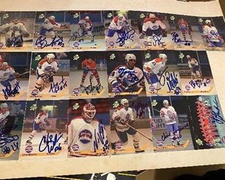 Autographed Uncut Greensboro Monarchs Sheet