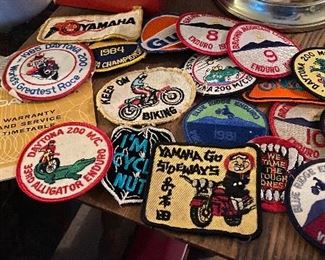 Vintage Motorcycle Racing Patches