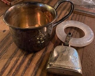 Sterling Rattle and Baby Cup