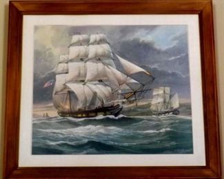 Ship Picture In Frame
