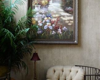 Council Chair and Ottoman