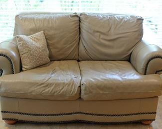 Leather Loveseat
