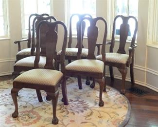 Claw and Ball Chairs (Set of 6)