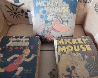 mickey mouse/ annie books