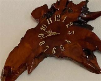 Vintage Drift Wood Wall Clock