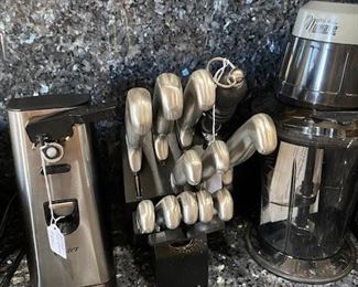 Can Opener/ Set Cuisinart Knives