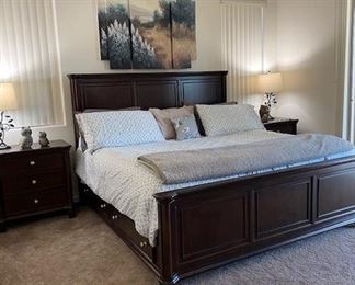King Bed and Night Stands