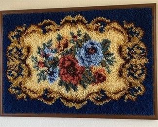 Floral Hook Rug