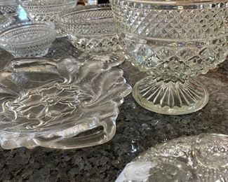 Vintage Pressed Glass Collection