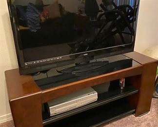 Sony TV and Television Cabinet
