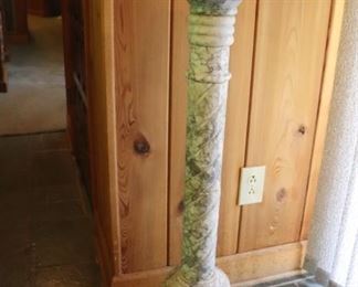 Vintage Solid Marble Pedestal Stand