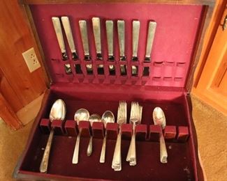 Towle Sterling Silver Flatware Set Old Lace Pattern 