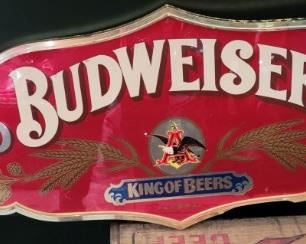 Cold Budweiser Beer Sign