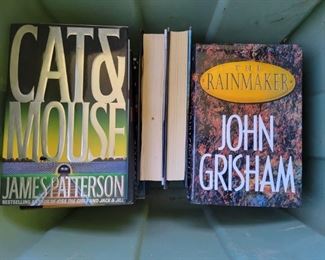 John Grisham and James Patterson Books