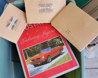 Mustang and Motor Cycle Books