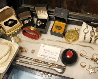 Pearls, Rings Watches, Tea Strainer Straws