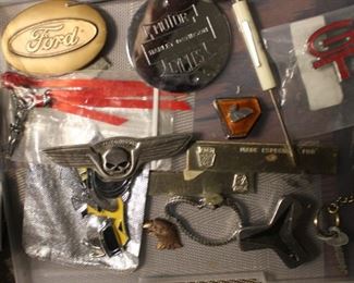 Ford Oval, Advertising, Screwdriver, Clock Key, Watch, Emblems