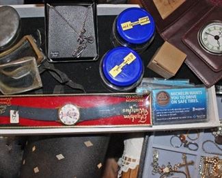Jewelry, Pins, Watch, Travel Cock, Stones, More