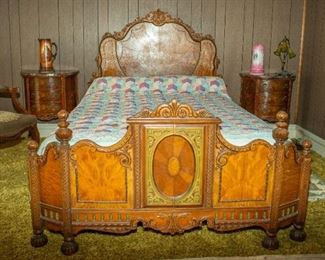 D80 0488 Bedroom Set Bed Night Stands