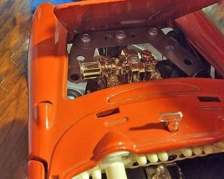 Engine of Corvette Car Model