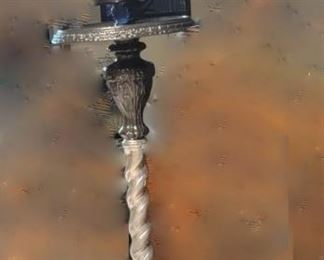 Vintage Metal Restored Parrot Ashtray