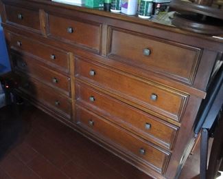 solid wood dresser with mirror