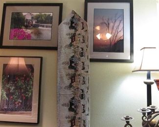 house has nice offset lithographs throughout