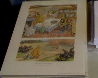 1950's Winnie the pooh lithographs