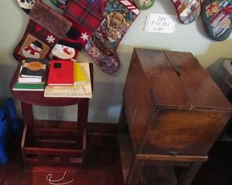 c1910 file box on stand