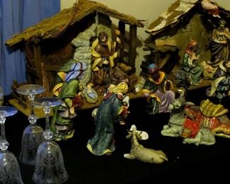 One of 3 large Nativity Sets.