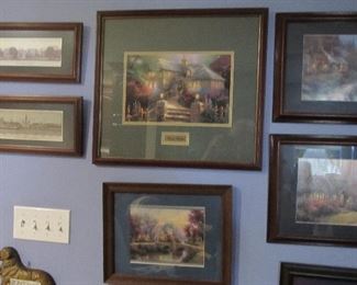 Tomas Kinkade offset lithographs
