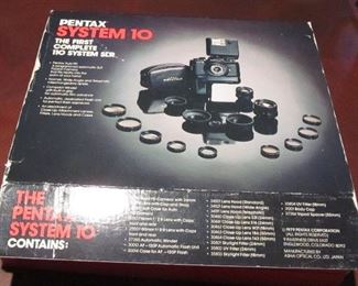 Vtg. Pentax System 10 with boxes