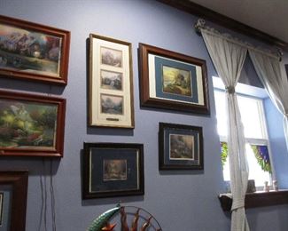 Thomas Kinkade offset lithographs