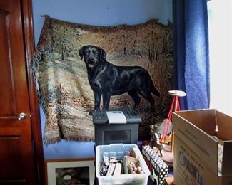 Dog Tapestry signed