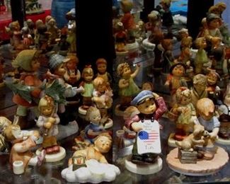 About 100 Hummels priced to sell.