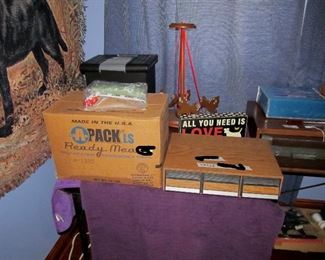 Civilian MRE's, cassette tapes might be collectible in about 100 years