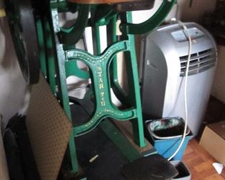 Largest of the 3 antique printing we are offering. couldn't get far enough back for a good image