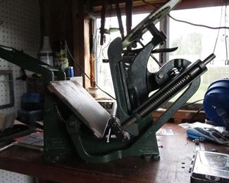 Antique printing press No. 2