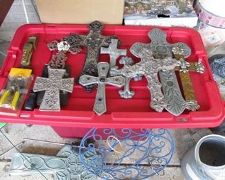 more crosses, many inside