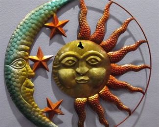 Man in the Moon Tin Wall hanging