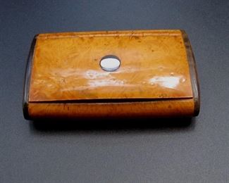 Antique Georgian Faux Tortoise Shell Snuff Box